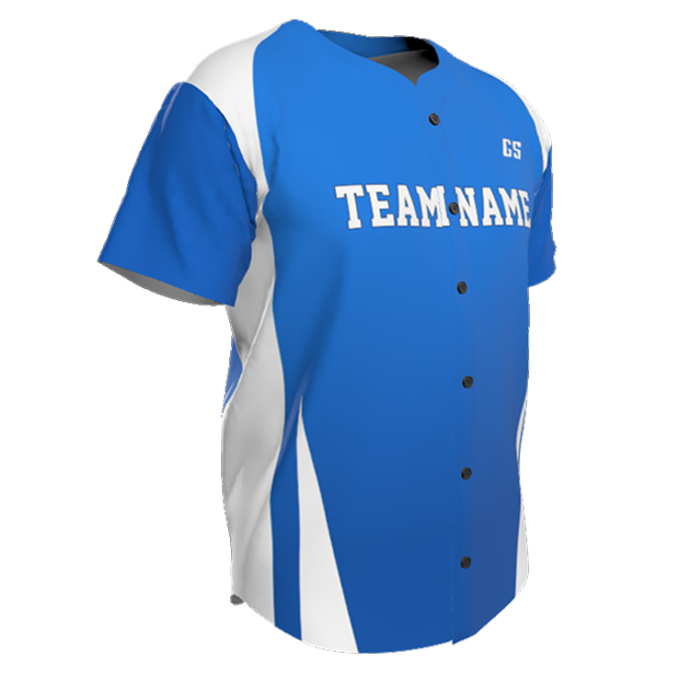 Mens Line Drive Full Button Jersey