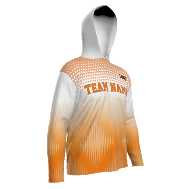 Male Long Sleeve Hooded  Jersey