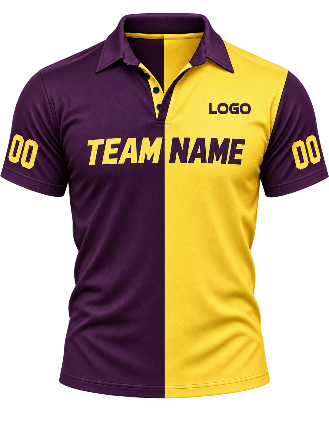 Polo with dress collar