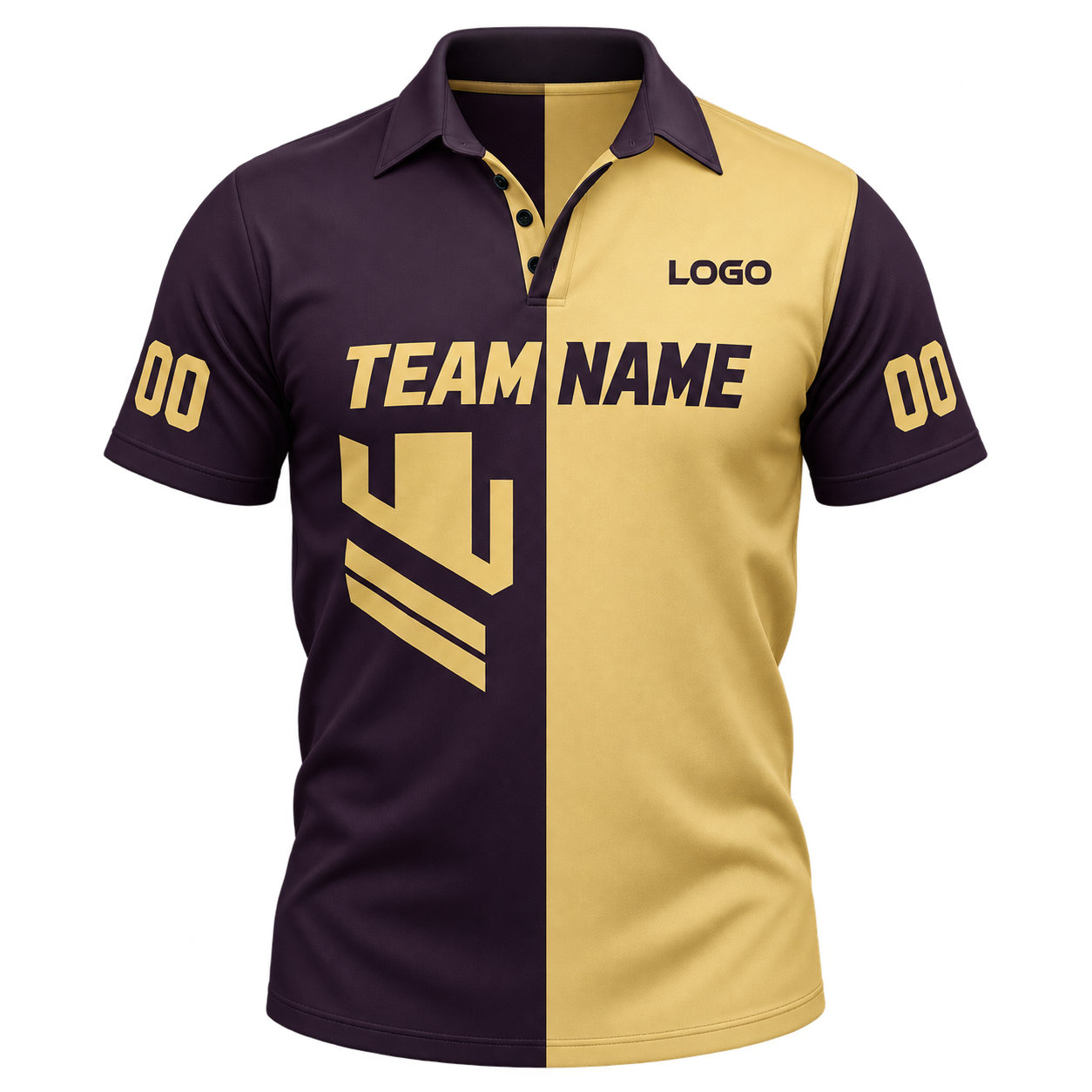 Polo with dress collar
