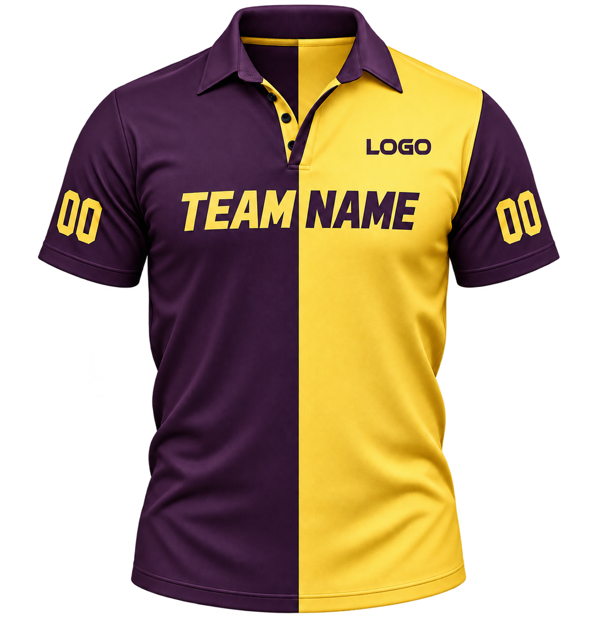 Polo with dress collar